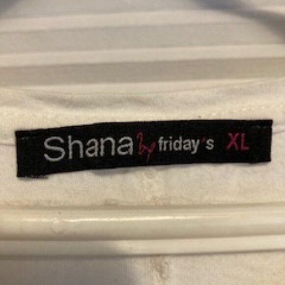 "Beautiful" written in floral letters on a white XL Muscle tee,  100% Cotton - Picture 4 of 8